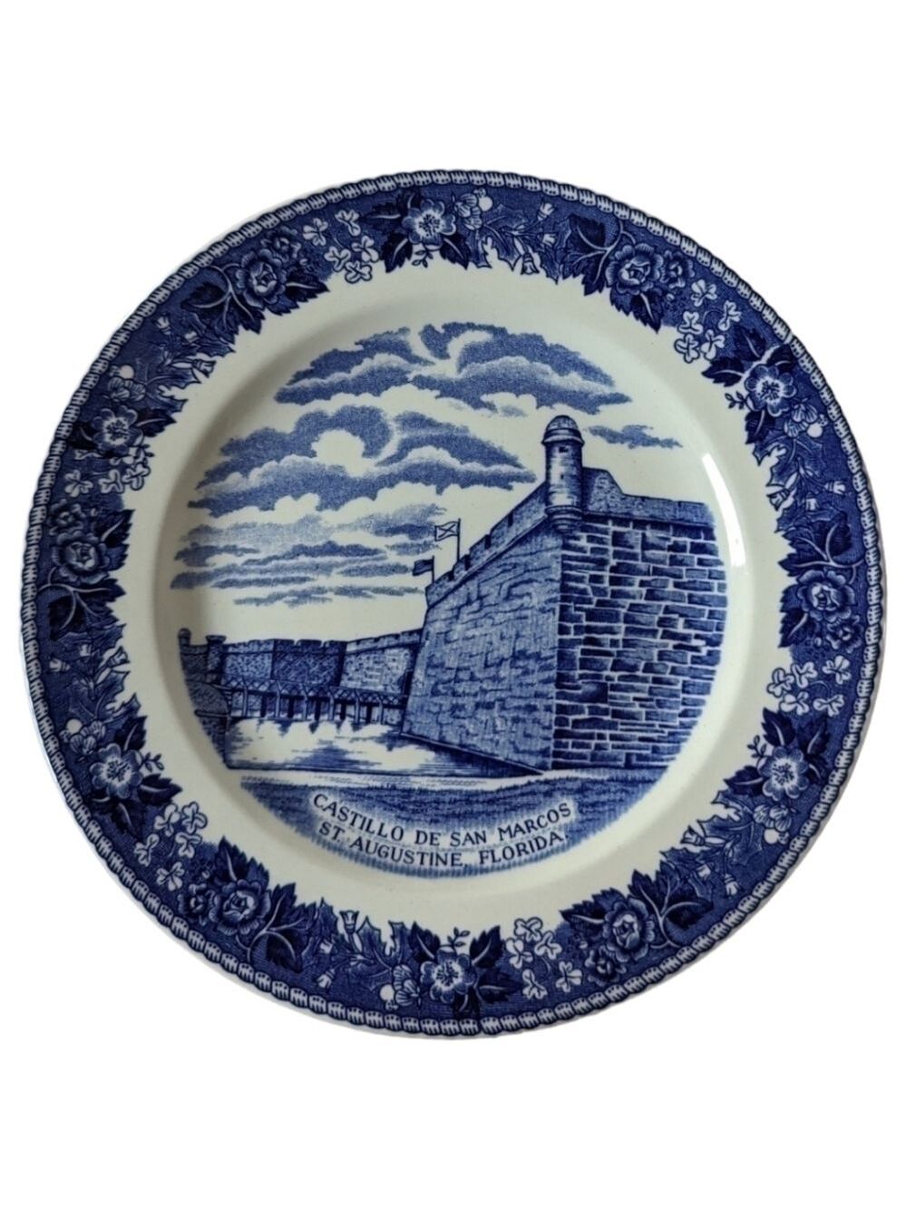 Vintage Castillo de San Marcos Decorative Plate - 6.5"